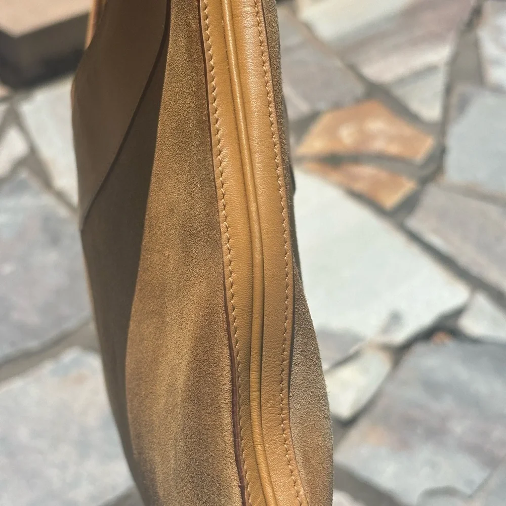 Gucci Brown Bamboo Handle Hobo Bag